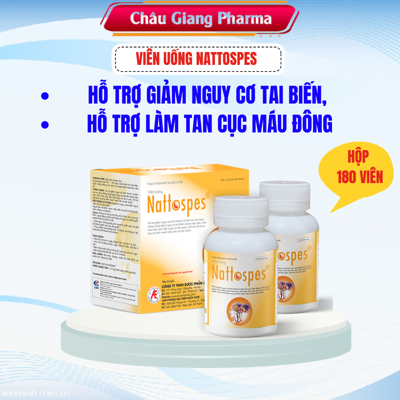 Nattospes hộp 180 viên 